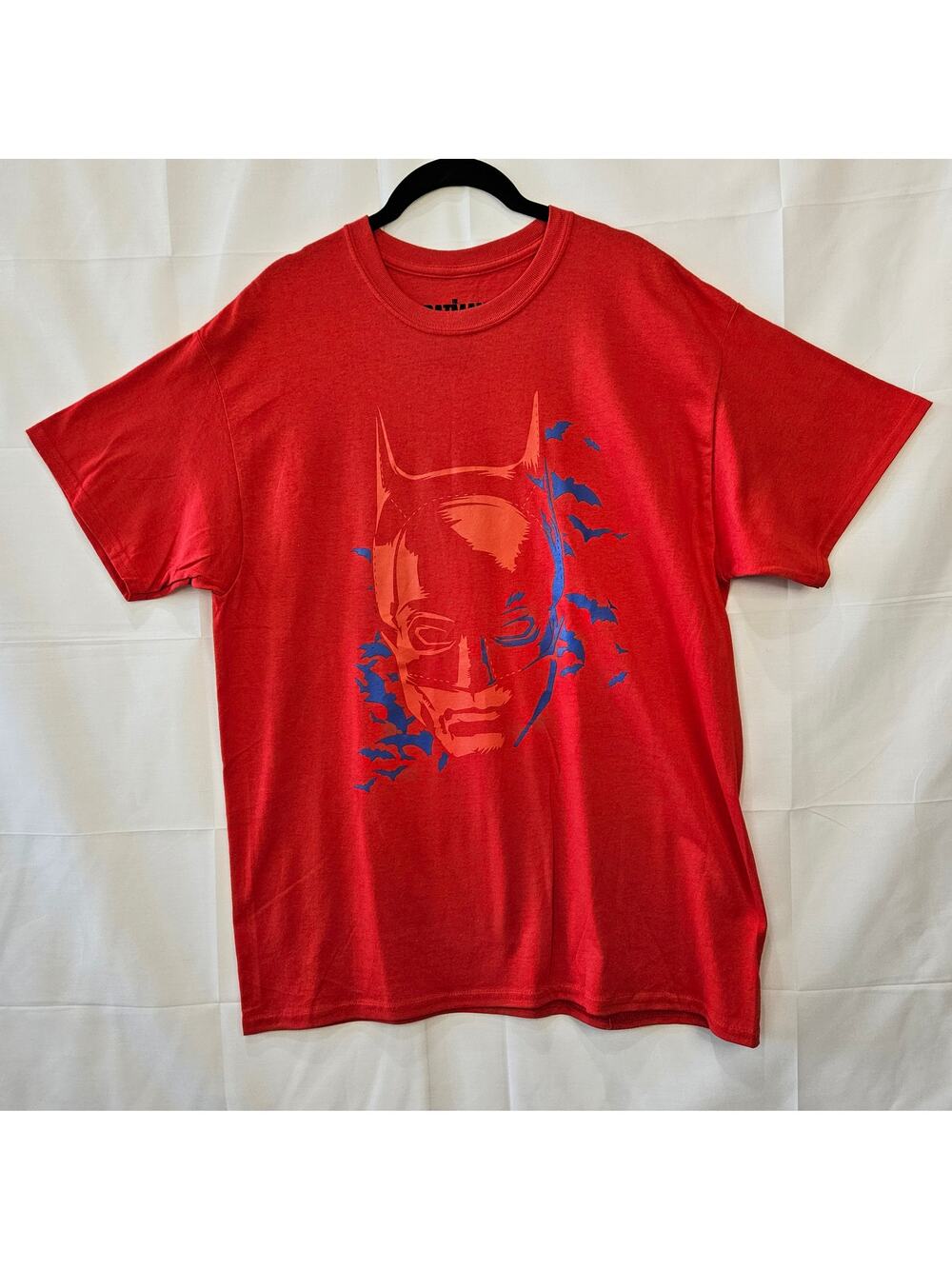 Batman Graphic Red Short Sleeve Shirt Size Large